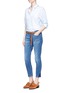 Figure View - Click To Enlarge - FRAME - 'Le Garçon' slim fit jeans