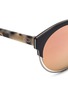 Detail View - Click To Enlarge - DIOR - Dior Sideral 1' metallic rim acetate sunglasses