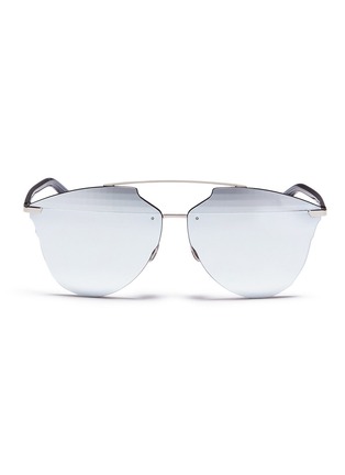 Main View - Click To Enlarge - DIOR - 'Dior Reflected' prism effect mounted mirror lens sunglasses