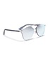 Figure View - Click To Enlarge - DIOR - 'Dior Reflected' prism effect mounted mirror lens sunglasses