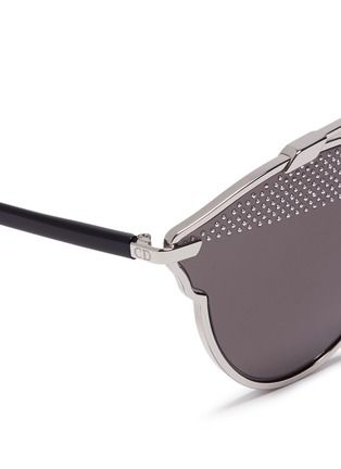 Detail View - Click To Enlarge - DIOR - 'Dior So Real S' stud lens panto sunglasses