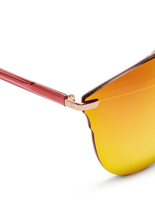 Detail View - Click To Enlarge - DIOR - 'Dior Reflected' prism effect mounted mirror lens sunglasses