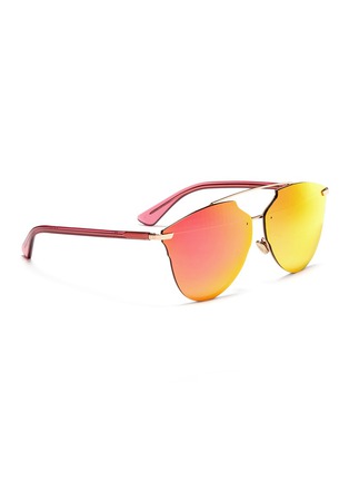 Figure View - Click To Enlarge - DIOR - 'Dior Reflected' prism effect mounted mirror lens sunglasses