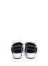 Back View - Click To Enlarge - STELLA LUNA - Turnlock buckle leather platform slide sandals