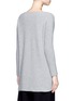 Back View - Click To Enlarge - CRUSH COLLECTION - x Du Juan cashmere rib knit long sweater