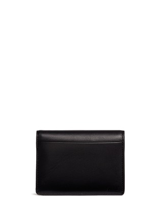 Figure View - Click To Enlarge - ALEXANDER WANG - 'E-W' artwork print leather card holder