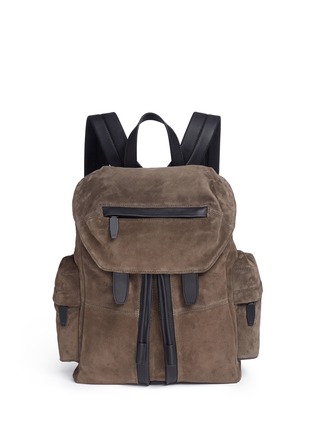 Main View - Click To Enlarge - ALEXANDER WANG - 'Marti' suede backpack