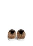 Back View - Click To Enlarge - FABIO RUSCONI - 'Softy Antracite' fur shearling suede skate slides
