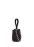 Detail View - Click To Enlarge - ALEXANDER WANG - 'Roxy' mini stud suede chain bucket bag