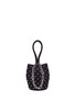 Main View - Click To Enlarge - ALEXANDER WANG - 'Roxy' mini stud suede chain bucket bag