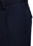 Detail View - Click To Enlarge - KOLOR - Zip cuff cropped wool pants