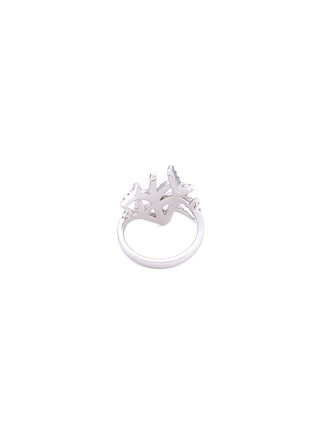  - TASAKI - 'Coral' diamond 18k white gold ring