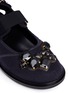 Detail View - Click To Enlarge - MARNI - 'Fussbett' jewelled felt sandals