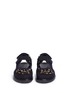 Front View - Click To Enlarge - MARNI - 'Fussbett' jewelled felt sandals