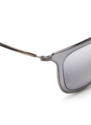 Detail View - Click To Enlarge - OLIVER PEOPLES - 'Annetta' acetate temple metal square sunglasses