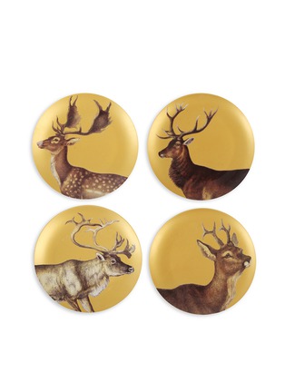 Main View - Click To Enlarge - &K - Metallic deer plate set