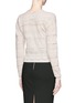 Back View - Click To Enlarge - LANVIN - V-neck lace knit cardigan