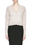 Main View - Click To Enlarge - LANVIN - V-neck lace knit cardigan