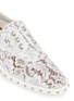 Detail View - Click To Enlarge - GIVENCHY - Guipure lace Derbies