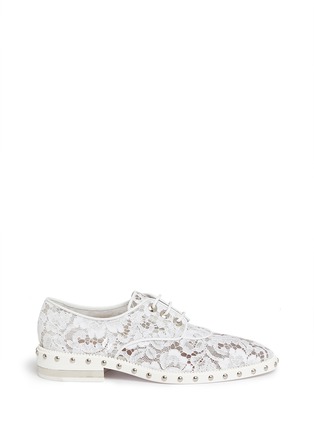 Main View - Click To Enlarge - GIVENCHY - Guipure lace Derbies