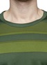 Detail View - Click To Enlarge - WHITE MOUNTAINEERING - Stripe cotton jersey T-shirt