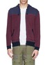 Main View - Click To Enlarge - WHITE MOUNTAINEERING - Bengal stripe cotton French terry jacket