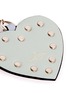 Detail View - Click To Enlarge - VALENTINO GARAVANI - 'Rockstud' leather heart keyring