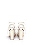 Back View - Click To Enlarge - VALENTINO GARAVANI - 'Rockstud' leather lace-up sandals