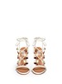 Figure View - Click To Enlarge - VALENTINO GARAVANI - 'Rockstud' leather lace-up sandals