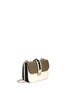 Figure View - Click To Enlarge - VALENTINO GARAVANI - 'Rockstud Lock' small leather chain bag