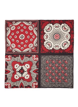 Main View - Click To Enlarge - VALENTINO GARAVANI - Mix floral print silk scarf