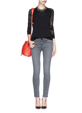 Figure View - Click To Enlarge - FRAME - 'Le Skinny de Jeane' Satine jeans