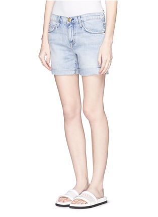 Front View - Click To Enlarge - CURRENT/ELLIOTT - 'The Slouchy' cut off denim shorts
