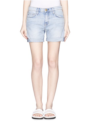 Main View - Click To Enlarge - CURRENT/ELLIOTT - 'The Slouchy' cut off denim shorts