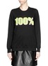 Main View - Click To Enlarge - MARKUS LUPFER - '100%' sequin Anna sweatshirt