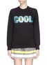 Main View - Click To Enlarge - MARKUS LUPFER - 'Cool Shell' embroidery Belinda sweatshirt