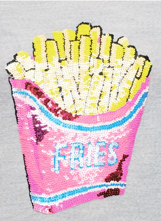 Detail View - Click To Enlarge - MARKUS LUPFER - 'French Fries' sequin Natalie sweater