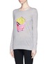 Front View - Click To Enlarge - MARKUS LUPFER - 'French Fries' sequin Natalie sweater