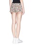 Back View - Click To Enlarge - MARKUS LUPFER - 'Neon Scribble Lip' print shorts