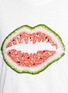 Detail View - Click To Enlarge - MARKUS LUPFER - 'Watermelon Smacker Lip' sequin T-shirt