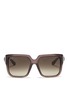 Main View - Click To Enlarge - GUCCI - Horsebit hinge chunky square acetate sunglasses