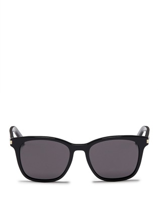 Main View - Click To Enlarge - SAINT LAURENT - Slim acetate square sunglasses