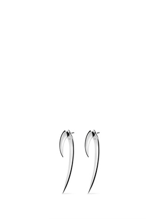 Main View - Click To Enlarge - SHAUN LEANE - Small silver hook earrings