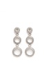 Main View - Click To Enlarge - KENNETH JAY LANE - Glass crystal circle drop clip earrings