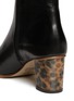 Detail View - Click To Enlarge - MM6 MAISON MARGIELA - Lenticular lens heel leather ankle boots