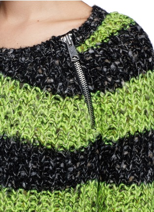 Detail View - Click To Enlarge -  - Thick striped sweater