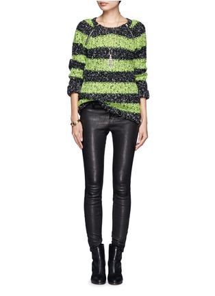 Figure View - Click To Enlarge -  - Thick striped sweater