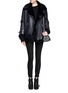 Figure View - Click To Enlarge - ACNE STUDIOS - 'Velocite' lamb shearling leather jacket