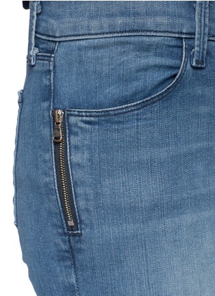 Detail View - Click To Enlarge - J BRAND - 'Photo Ready Tali' zip skinny jeans