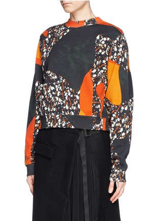 Front View - Click To Enlarge - ACNE STUDIOS - Bird terrazzo print pullover